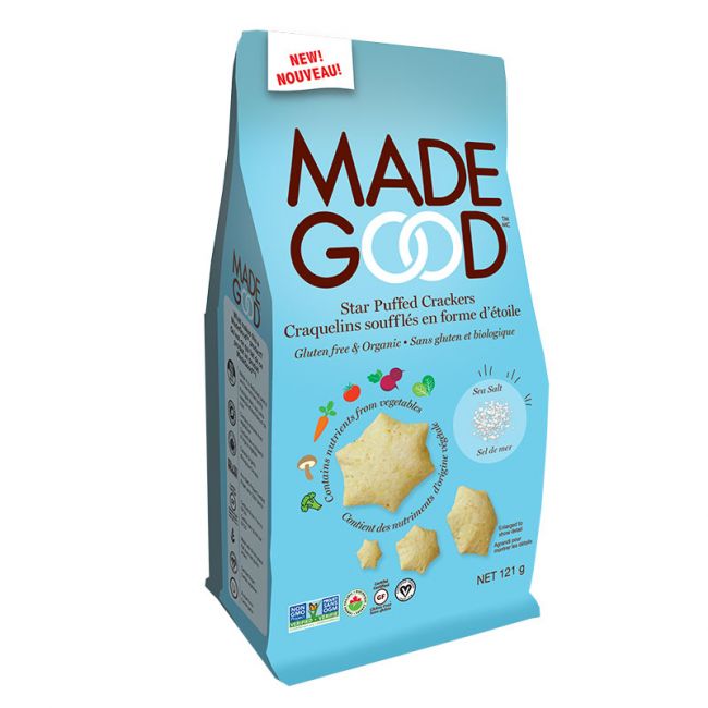 Craquelins soufflés sel de mer bio - Made Good Craquelins soufflés sel de mer bio - Made Good