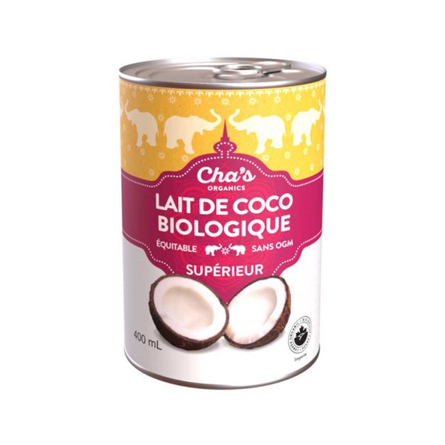 Lait de noix de coco bio - Cha's Organics