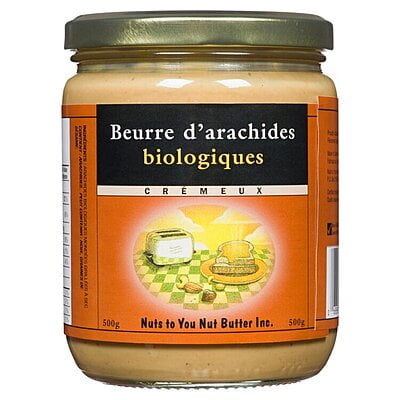 Beurre d'arachides crémeux bio - Nuts to you