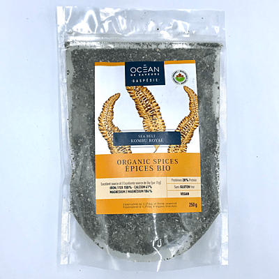Kombu royal d'Atlantique (flocons) bio -  Océan de saveurs