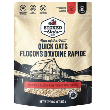 Flocons d'avoine rapide bio - Stoked Oats