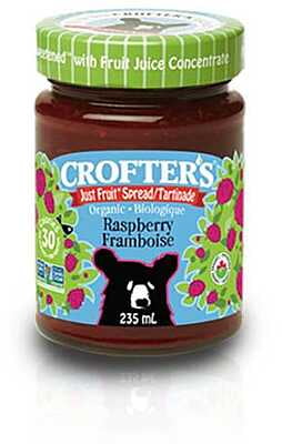 Tartinade Juste Fruit framboise bio - Crofter's