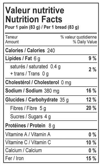 Hamburger Kamut bio - Inéwa Hamburger Kamut bio - Inéwa