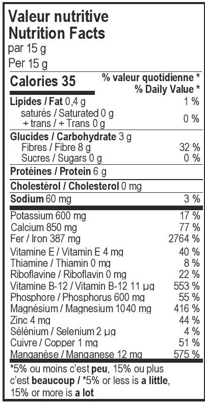 Spiruline marine nori (flocons) bio - Océan de saveurs Spiruline marine nori (flocons) bio - Océan de saveurs